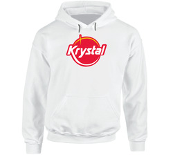 Krystal Restaurant Logo Hooded Sweatshirt Hoodie Krystal Restaurant Logo Hooded Sweatshirt Hoodie