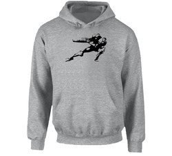 Metroid Video Game Samus Aran Hooded Sweatshirt Hoodie Metroid Video Game Samus Aran Hooded Sweatshirt Hoodie