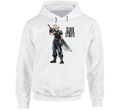 Cloud Strife Final Fantasy Video Game Hooded Sweatshirt Hoodie Cloud Strife Final Fantasy Video Game Hooded Sweatshirt Hoodie