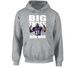 Mark Ingram Big Truss Woo Woo Baltimore Football Team Mantra Fan Hooded Sweatshirt Hoodie Mark Ingram Big Truss Woo Woo Baltimore Football Team Mantra Fan Hooded Sweatshirt Hoodie