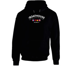 The Boathouse Popular Orlando Restaurant Hooded Sweatshirt Hoodie The Boathouse Popular Orlando Restaurant Hooded Sweatshirt Hoodie