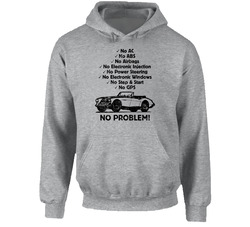 1959 Austin Healey 3000 No Problem Vintage Car Hooded Sweatshirt Hoodie 1959 Austin Healey 3000 No Problem Vintage Car Hooded Sweatshirt Hoodie