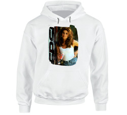 Cindy Crawford Pepsi Ad Iconic Supermodel Photo Worn Look Hooded Sweatshirt Hoodie Cindy Crawford Pepsi Ad Iconic Supermodel Photo Worn Look Hooded Sweatshirt Hoodie