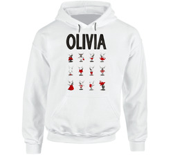 Olivia The Pig Hooded Sweatshirt Hoodie Olivia The Pig Hooded Sweatshirt Hoodie