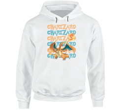Charizard Pokemon Love Heart Video Game Cartoon Fan Hooded Sweatshirt Hoodie