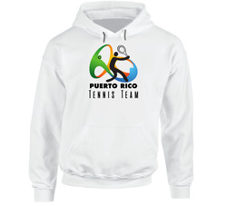 Puerto Rico Tennis Team Rio 2016 Olympic Event Logo Hooded Sweatshirt Hoodie Puerto Rico Tennis Team Rio 2016 Olympic Event Logo Hooded Sweatshirt Hoodie