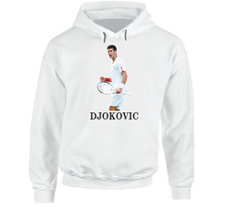Novak Djokovic Tennis Hooded Sweatshirt Hoodie Novak Djokovic Tennis Hooded Sweatshirt Hoodie