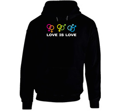 Love Is Love Lgbt Gay Homosexual Bisexual Pride Awareness Hooded Sweatshirt Hoodie Love Is Love Lgbt Gay Homosexual Bisexual Pride Awareness Hooded Sweatshirt Hoodie