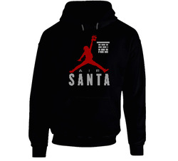 Air Santa Christmas Jordan Jumpman Parody Holiday Ugly Sweater Stitched Look Hooded Sweatshirt Hoodie Air Santa Christmas Jordan Jumpman Parody Holiday Ugly Sweater Stitched Look Hooded Sweatshirt Hoodie