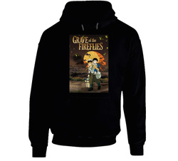 Grave Of The Fireflies Classic 80s Anime Movie Hooded Sweatshirt Hoodie Grave Of The Fireflies Classic 80s Anime Movie Hooded Sweatshirt Hoodie