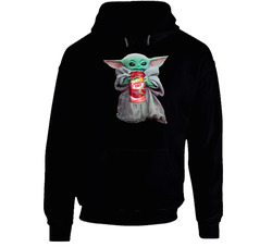 Baby Yoda The Child Mandalorian Canada Dry Cranberry Ginger Ale Soda Pop Drink Hooded Sweatshirt Hoodie Baby Yoda The Child Mandalorian Canada Dry Cranberry Ginger Ale Soda Pop Drink Hooded Sweatshirt Hoodie