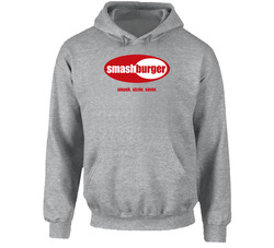 Smashburger Fast Food Restaurant Logo Hooded Sweatshirt Hoodie Smashburger Fast Food Restaurant Logo Hooded Sweatshirt Hoodie