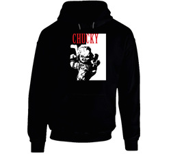 Childs Play Chucky The Doll Hooded Sweatshirt Hoodie Childs Play Chucky The Doll Hooded Sweatshirt Hoodie