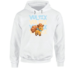 Vulpix Pokemon Character Fan Hooded Sweatshirt Hoodie Vulpix Pokemon Character Fan Hooded Sweatshirt Hoodie