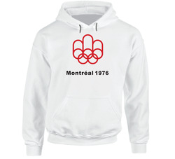 Montreal 1976 Summer Olympics Hooded Sweatshirt Hoodie Montreal 1976 Summer Olympics Hooded Sweatshirt Hoodie