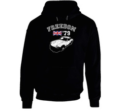 1979 Triumph Spitfire Freedom Car Fan Worn Look Hooded Sweatshirt Hoodie 1979 Triumph Spitfire Freedom Car Fan Worn Look Hooded Sweatshirt Hoodie