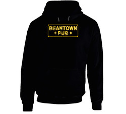 Beantown Pub Boston Massachusetts Top Restaurants Food Fan Lover Foodie Worn Look Hooded Sweatshirt Hoodie Beantown Pub Boston Massachusetts Top Restaurants Food Fan Lover Foodie Worn Look Hooded Sweatshirt Hoodie