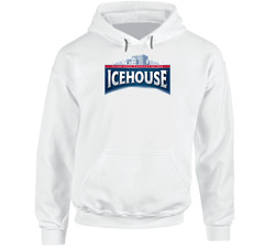 Icehouse Beer Retro Vintage Look Logo Label Hooded Sweatshirt Hoodie Icehouse Beer Retro Vintage Look Logo Label Hooded Sweatshirt Hoodie
