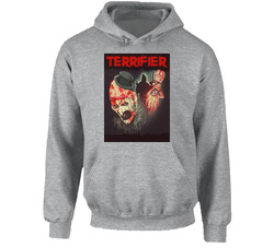 Terrifier Horror Movie Poster Halloween Hooded Sweatshirt Hoodie Terrifier Horror Movie Poster Halloween Hooded Sweatshirt Hoodie