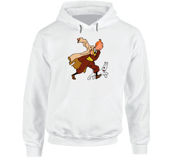 Tintin Cartoon Hooded Sweatshirt Hoodie