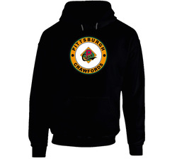 Pittsburgh Crawfords Baseball Easten West League Baseball Logo Hooded Sweatshirt Hoodie Pittsburgh Crawfords Baseball Easten West League Baseball Logo Hooded Sweatshirt Hoodie