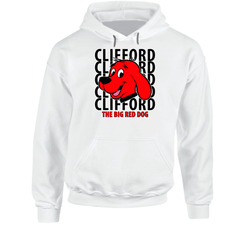Clifford The Big Red Dog Cartoon Hooded Sweatshirt Hoodie Clifford The Big Red Dog Cartoon Hooded Sweatshirt Hoodie