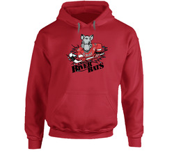 Albany River Rats Hockey Hooded Sweatshirt Hoodie Albany River Rats Hockey Hooded Sweatshirt Hoodie