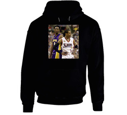 Allen Iverson Retro Basketball Photo Hooded Sweatshirt Hoodie Allen Iverson Retro Basketball Photo Hooded Sweatshirt Hoodie