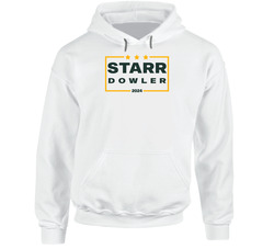 Bart Starr Boyd Dowler For President 2024 Green Bay Football Hooded Sweatshirt Hoodie Bart Starr Boyd Dowler For President 2024 Green Bay Football Hooded Sweatshirt Hoodie