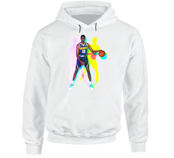 Bol Bol Denver Basketball Color Shadow Hooded Sweatshirt Hoodie Bol Bol Denver Basketball Color Shadow Hooded Sweatshirt Hoodie