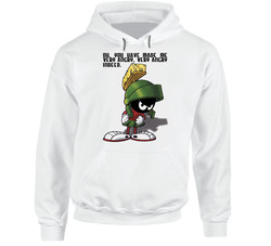 Looney Tunes Marvin Martian Hooded Sweatshirt Hoodie