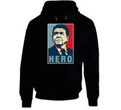 Ronald Reagan President Hero Hope Hooded Sweatshirt Hoodie Ronald Reagan President Hero Hope Hooded Sweatshirt Hoodie