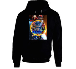 Sonic The Hedgehog 3 Movie Fan Hooded Sweatshirt Hoodie