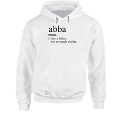 Abba Noun Languages Definition Dad Father Father's Day Gift Hooded Sweatshirt Hoodie Abba Noun Languages Definition Dad Father Father's Day Gift Hooded Sweatshirt Hoodie