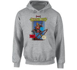 Castlevania Ii Nes Classic Game - Grey Hooded Sweatshirt Hoodie Castlevania Ii Nes Classic Game - Grey Hooded Sweatshirt Hoodie