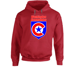 Washington Commandos Arena Football League Team Fan Logo Hooded Sweatshirt Hoodie Washington Commandos Arena Football League Team Fan Logo Hooded Sweatshirt Hoodie