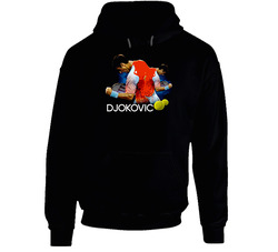 Novak Djokovic Tennis Sports Hooded Sweatshirt Hoodie Novak Djokovic Tennis Sports Hooded Sweatshirt Hoodie