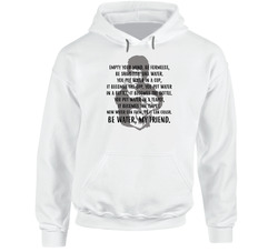 Bruce Lee Empty Your Mind Inspirational Quote Fan Hooded Sweatshirt Hoodie Bruce Lee Empty Your Mind Inspirational Quote Fan Hooded Sweatshirt Hoodie