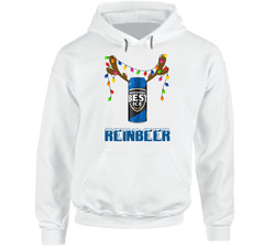 Milwaukee's Best Ice Reinbeer Funny Beer Lager Fan Christmas Hooded Sweatshirt Hoodie Milwaukee's Best Ice Reinbeer Funny Beer Lager Fan Christmas Hooded Sweatshirt Hoodie