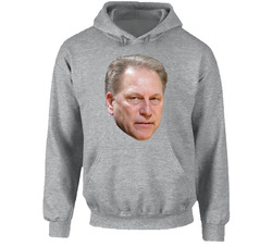 Tom Izzo Big Face Hooded Sweatshirt Hoodie Tom Izzo Big Face Hooded Sweatshirt Hoodie
