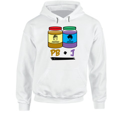 Ponyboy And Johnny Pb And J The Outsiders Nicknames Movie Fan Hooded Sweatshirt Hoodie