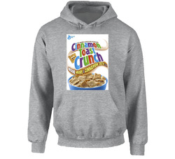 Cinnamon Toast Crunch Box Greatest Cereal Of All Time Breakfast Fan Foodie Hooded Sweatshirt Hoodie Cinnamon Toast Crunch Box Greatest Cereal Of All Time Breakfast Fan Foodie Hooded Sweatshirt Hoodie