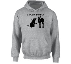 I Don't Give A Rats Ass Funny Hooded Sweatshirt Hoodie I Don't Give A Rats Ass Funny Hooded Sweatshirt Hoodie