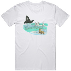 Antarctica Greenpeace Vintage T Shirt