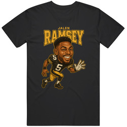 Jalen Ramsey Vintage Retro Caricature Tee T Shirt