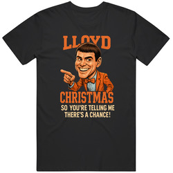 Lloyd Christmas Vintage Retro Caricature Tee T Shirt