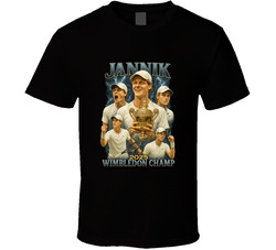 Jannik Sinner 2025 Wimbledon Champ Tribute T Shirt