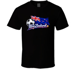 New Zealand World Cup Soccer Fan T Shirt New Zealand World Cup Soccer Fan T Shirt