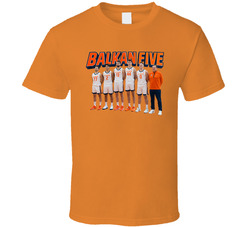 Balkan Five Illinois Basketball T Shirt Balkan Five Illinois Basketball T Shirt