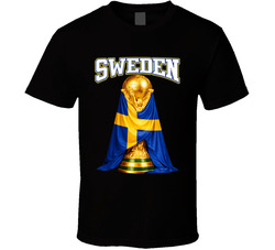 Sweden World Cup Soccer Sports Fan T Shirt